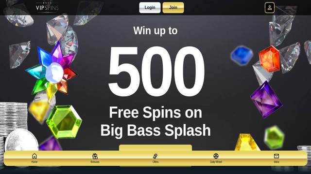 VIP Spins casino screenshot